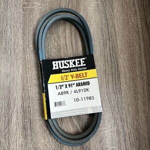 Huskee 1/2" x 91" V-Belt A89K 4L910K Aramid Heavy Duty MTD Cub Cadet